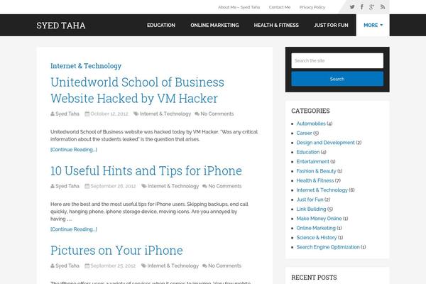 Site using Lazy Load plugin