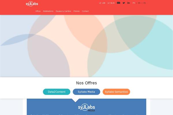 syllabs theme websites examples