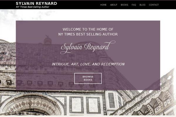 sylvainreynard.com site used Sylvain-reynard