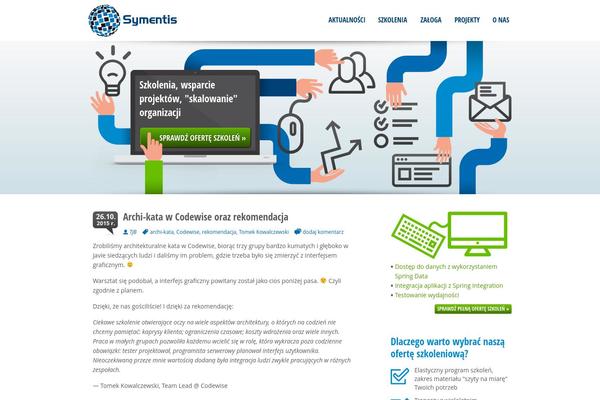 symentis.pl site used Symentis