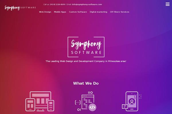 symphony-software.com site used Divi-3