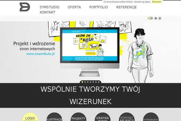 symstudio.pl site used At-business