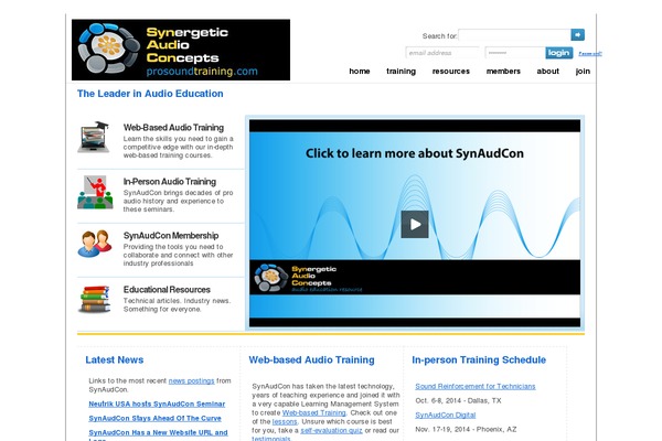 synaudcon.com site used Prosound