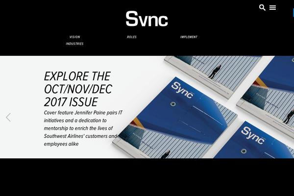 sync-magazine.com site used Gh_theme