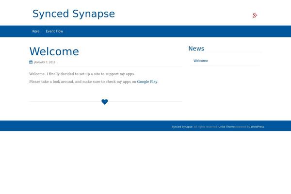 WordPress website example screenshot