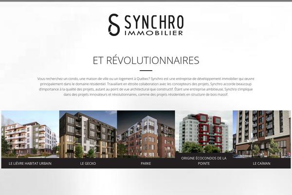 synchroimmobilier.com site used Synchro