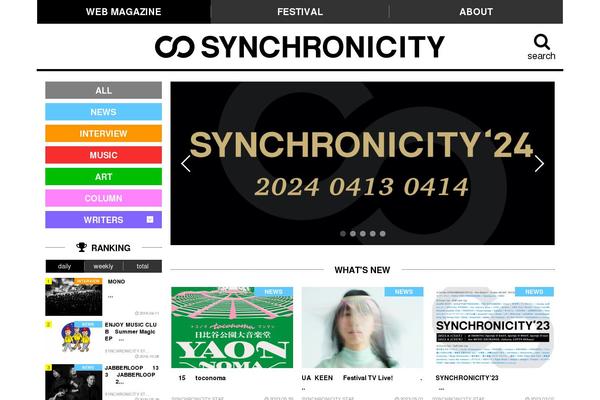 synchronicity.tv site used Synchronicity