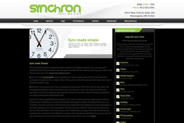 WordPress website example screenshot