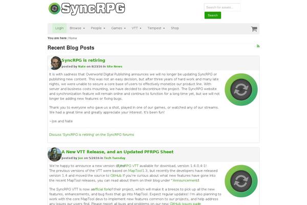WordPress website example screenshot