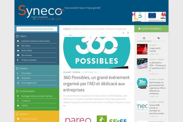 syneco.be site used Pixelandco