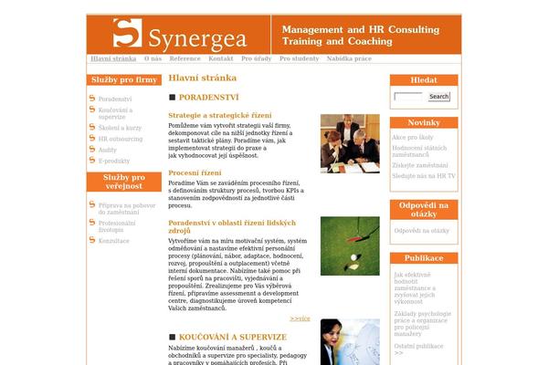synergea.cz site used Childishly Simple