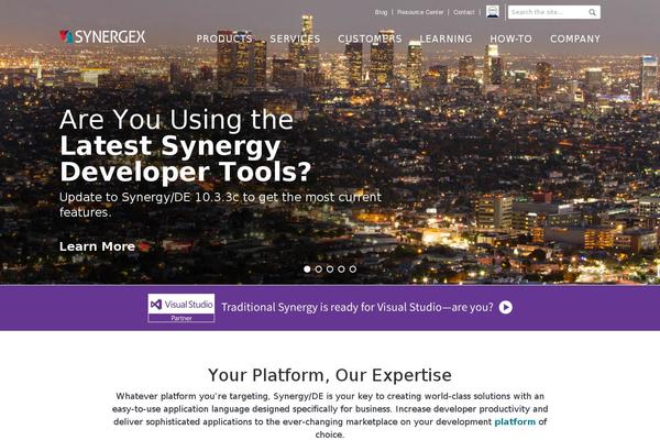 synergex.com site used Synergex