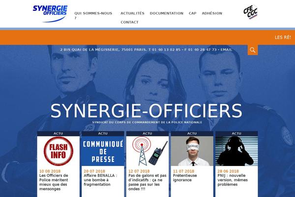 synergie-officiers.com site used Synergie-officiers