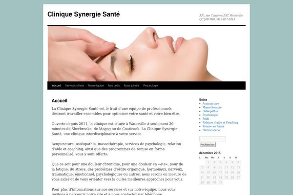 synergiesante.com site used Massage-therapist
