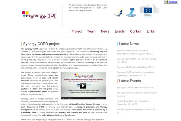 synergy-copd.eu site used Fusion-blog