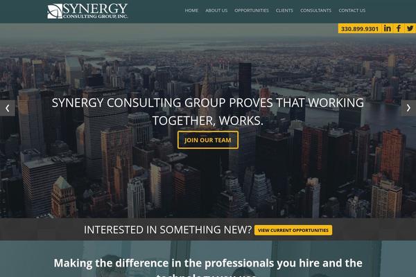 synergycgi.com site used Infotech-child