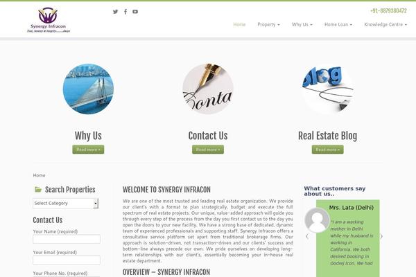 Customizr theme site design template sample