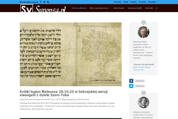 Divi theme site design template sample