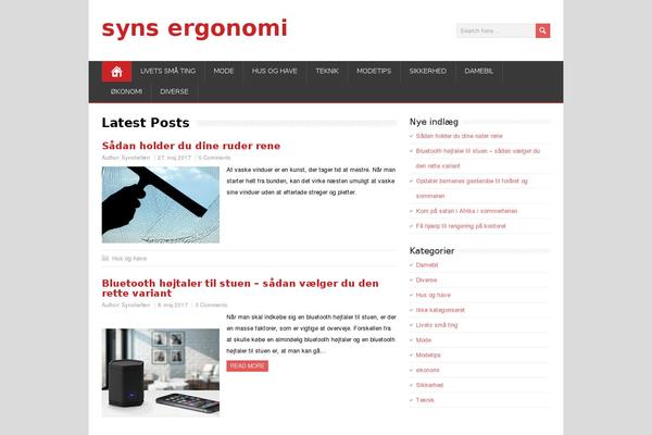 WordPress website example screenshot