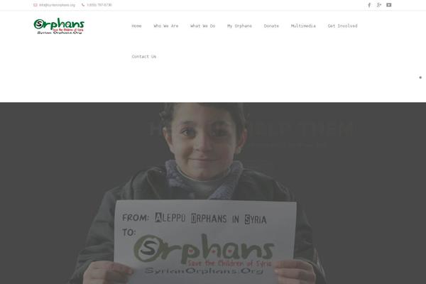 syrianorphans.org site used Open-heart