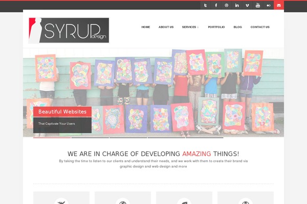 syrupdesign.com site used Syrup_wp