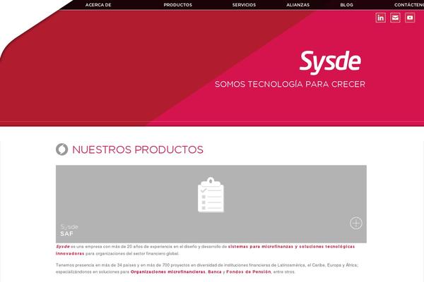 sysde.com site used Sysde