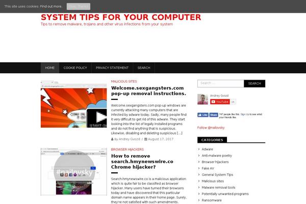 system-tips.net site used BlackWhite Lite