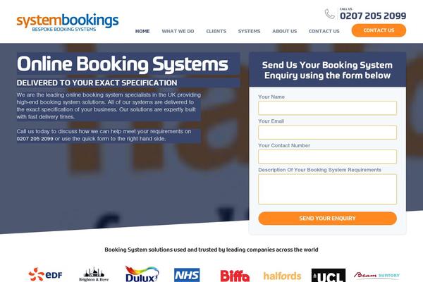 systembookings.com site used Systembookings