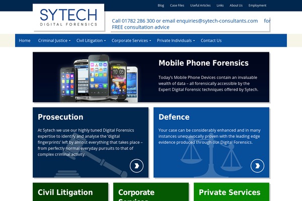 WordPress website example screenshot