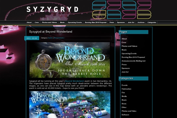 syzygryd.com site used Syz