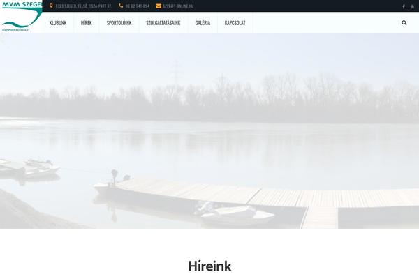 Kayaking theme site design template sample
