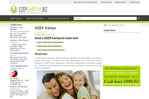 szepkartya.biz site used Szep-kartya