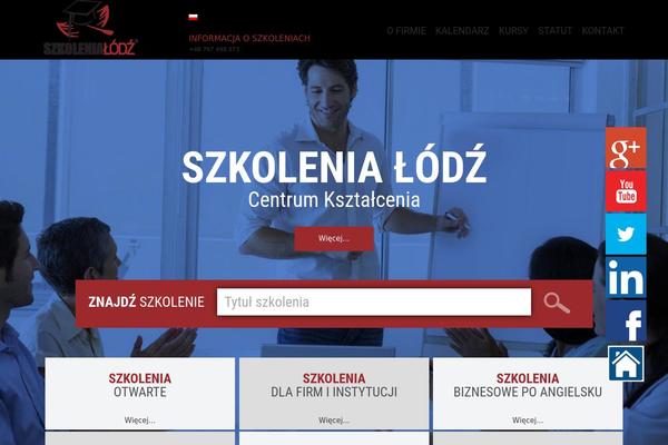 szkolenia theme websites examples