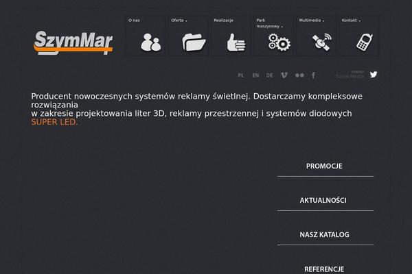 szymmar.pl site used Szymmar