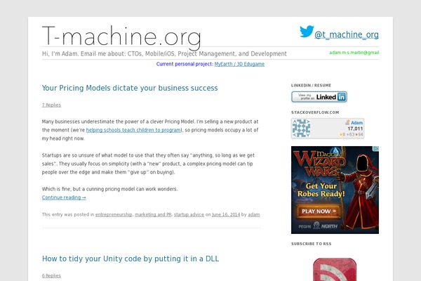 Twenty Twenty theme site design template sample