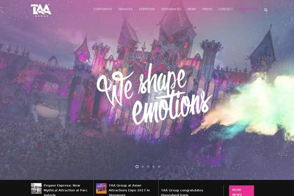 WordPress website example screenshot