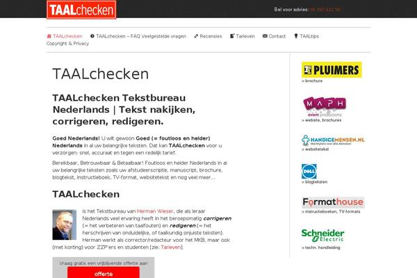 taalchecken.nl site used Taalchecken