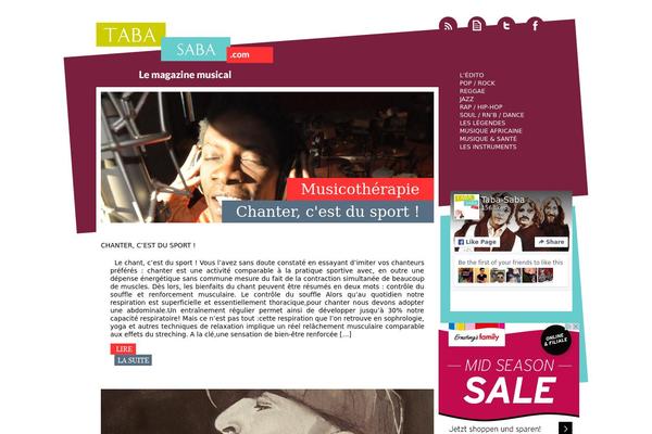 taba-saba.com site used Taba-saba