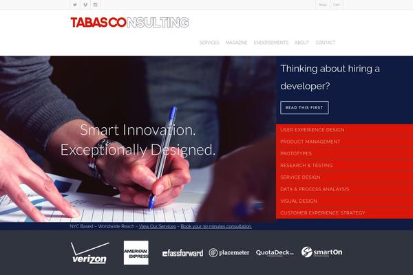 Site using Salient-social plugin