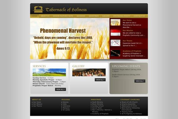 tabernacleofholiness.org site used Knapstack