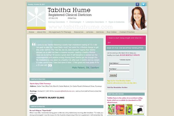 tabithahume.com site used Nutrico