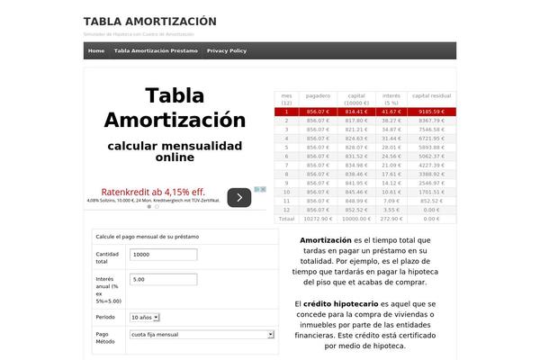 WordPress website example screenshot