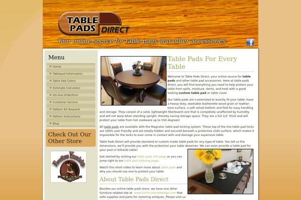 tablepadsdirect.com site used Divi-dynamic-child-theme