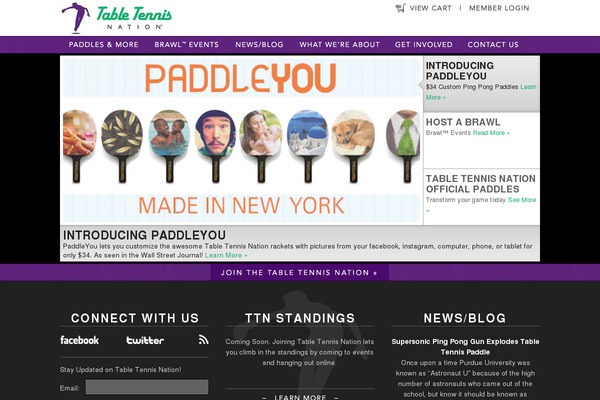 tabletennis WordPress theme, websites list used tabletennis theme tabletennis theme websites examples