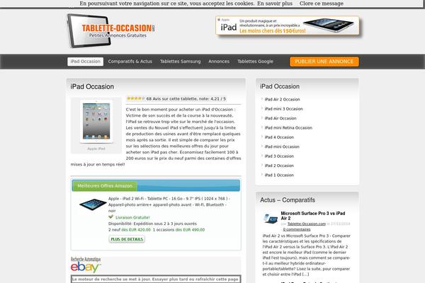 tablette-occasion.com site used Tablette-occasion
