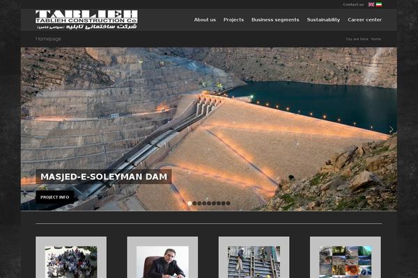 Enfold theme site design template sample