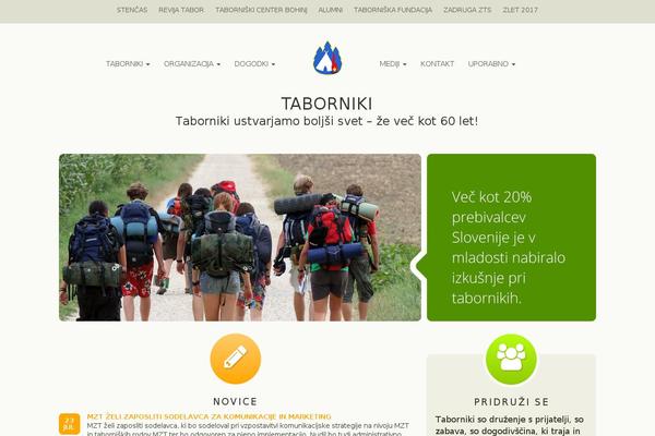 taborniki.si site used Taborniki