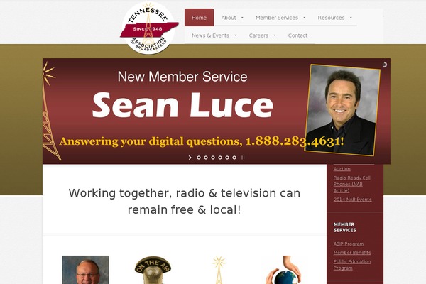 WordPress website example screenshot