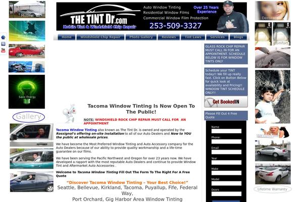 WordPress website example screenshot