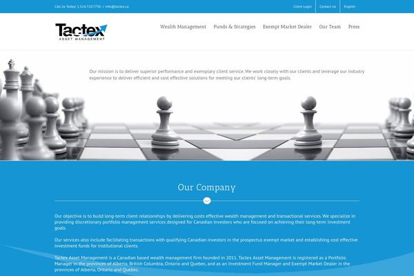 WordPress website example screenshot